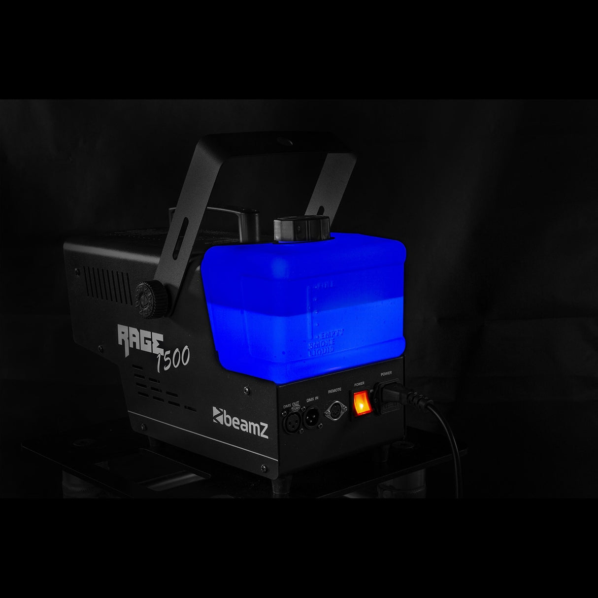 beamZ Rage1500LED Rookmachine – 1500W met RGB LED’s, DMX en 3.5L Tank
