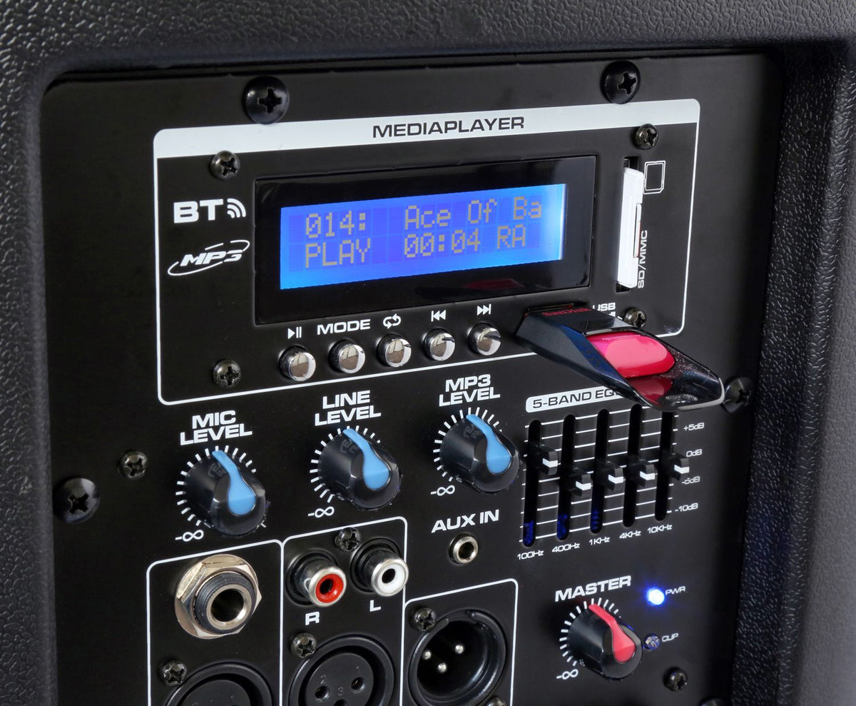 Vonyx SPX-PA9210 Draagbaar geluidssysteem ABS 2x10"