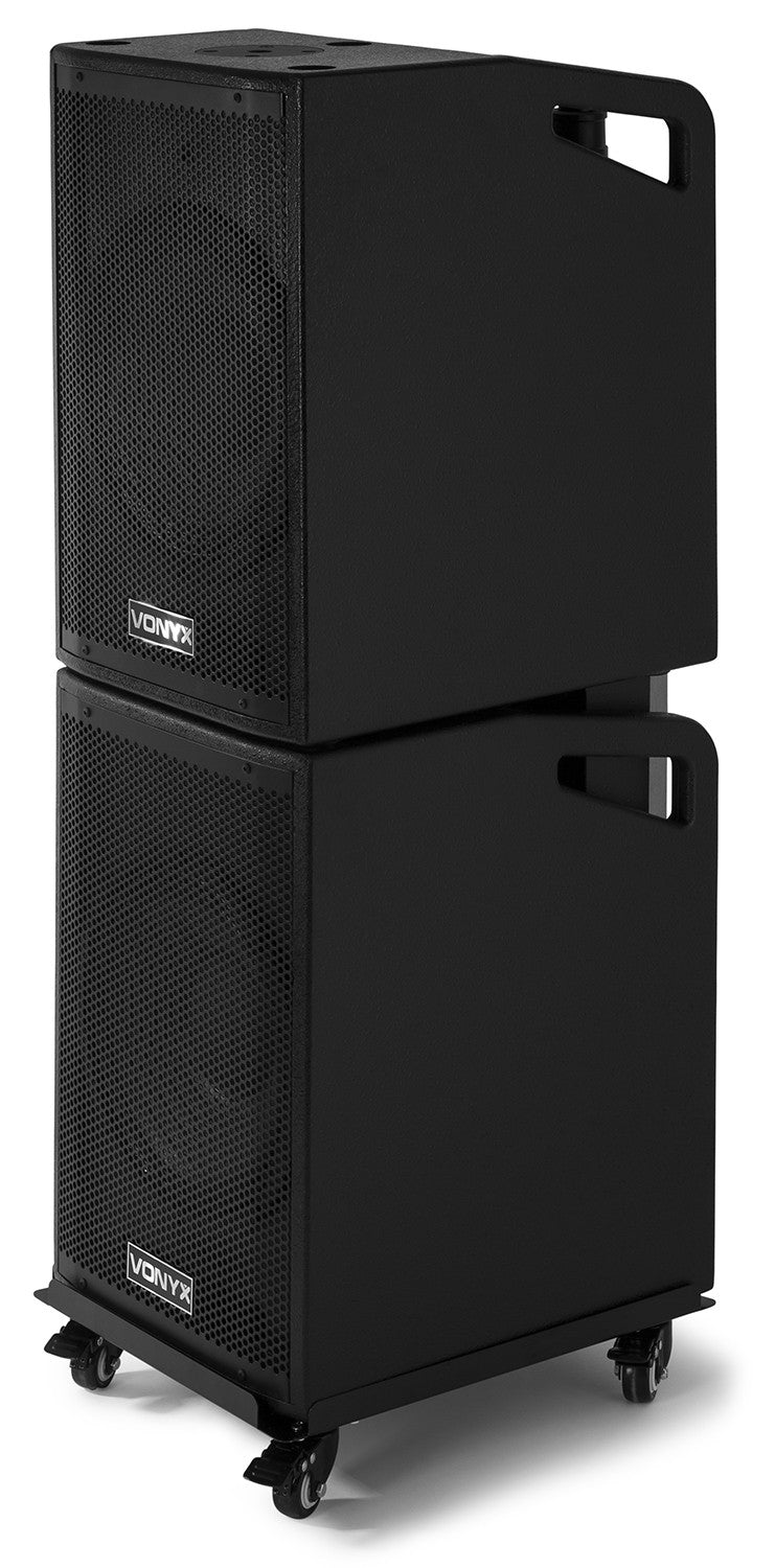 VONYX VX1050BT 1150W 2.2 Actieve Speakerset met Dubbele 12 inch Subwoofers en Bluetooth