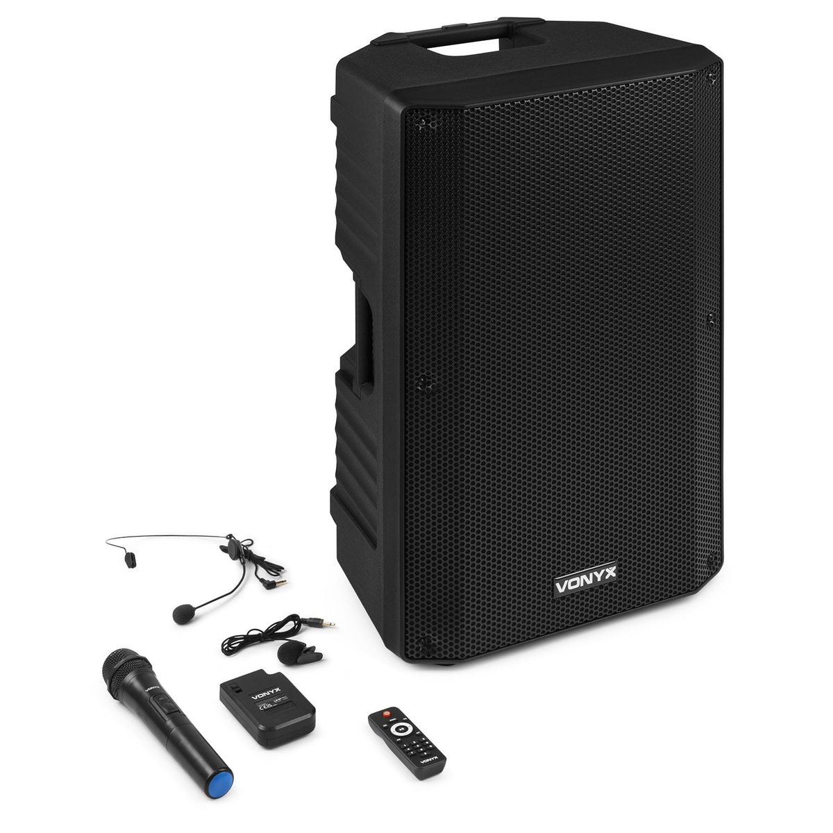 Vonyx VSA700-BP Draagbaar geluidssysteem 15" 1000W Combi