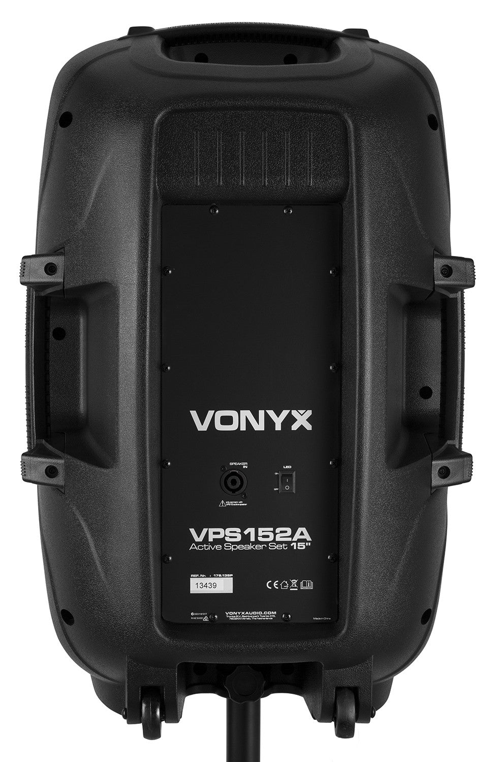 VONYX VPS152A 1000W Actieve Speakerset met Bluetooth, USB/SD en 15 inch Woofers