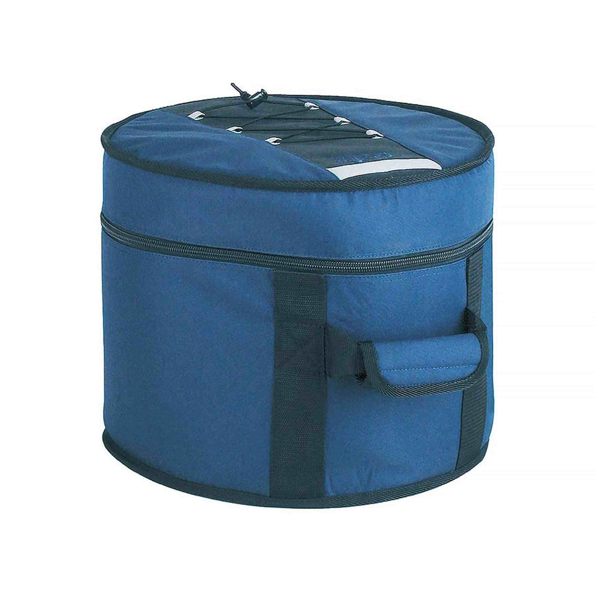 Boston DBL-08-T Deluxe gigbag voor tom 8", zwart-blauw, 15 mm gevoerd hardfoam