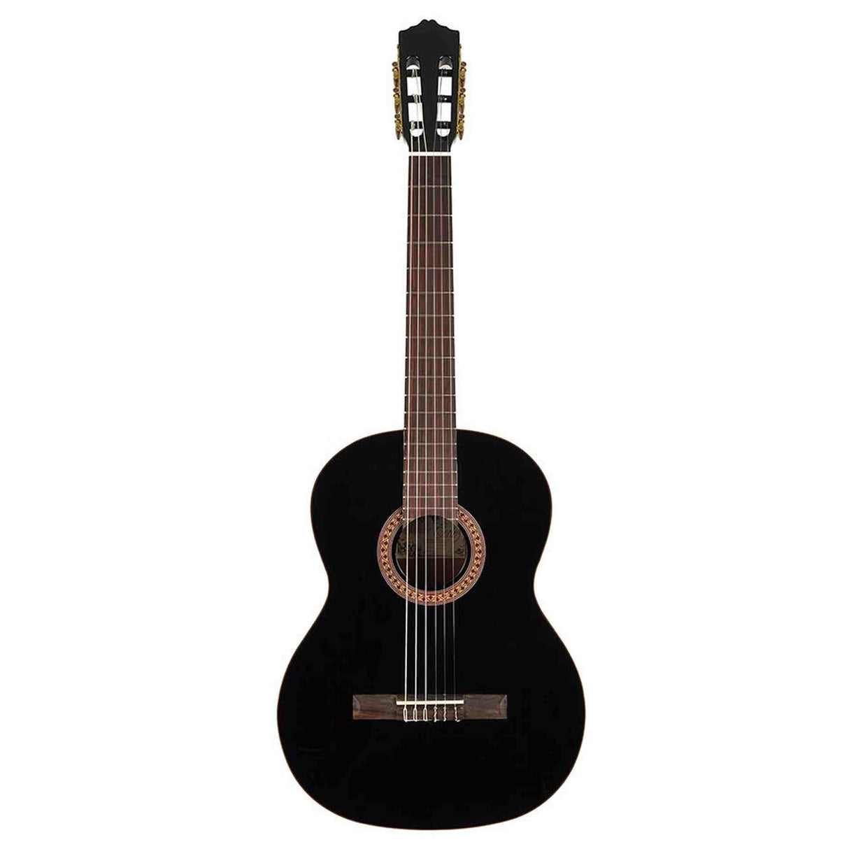 Salvador Cortez CC-22-BK – Klassieke gitaar met massief ceder bovenblad, sapele body en zwarte hoogglans afwerking