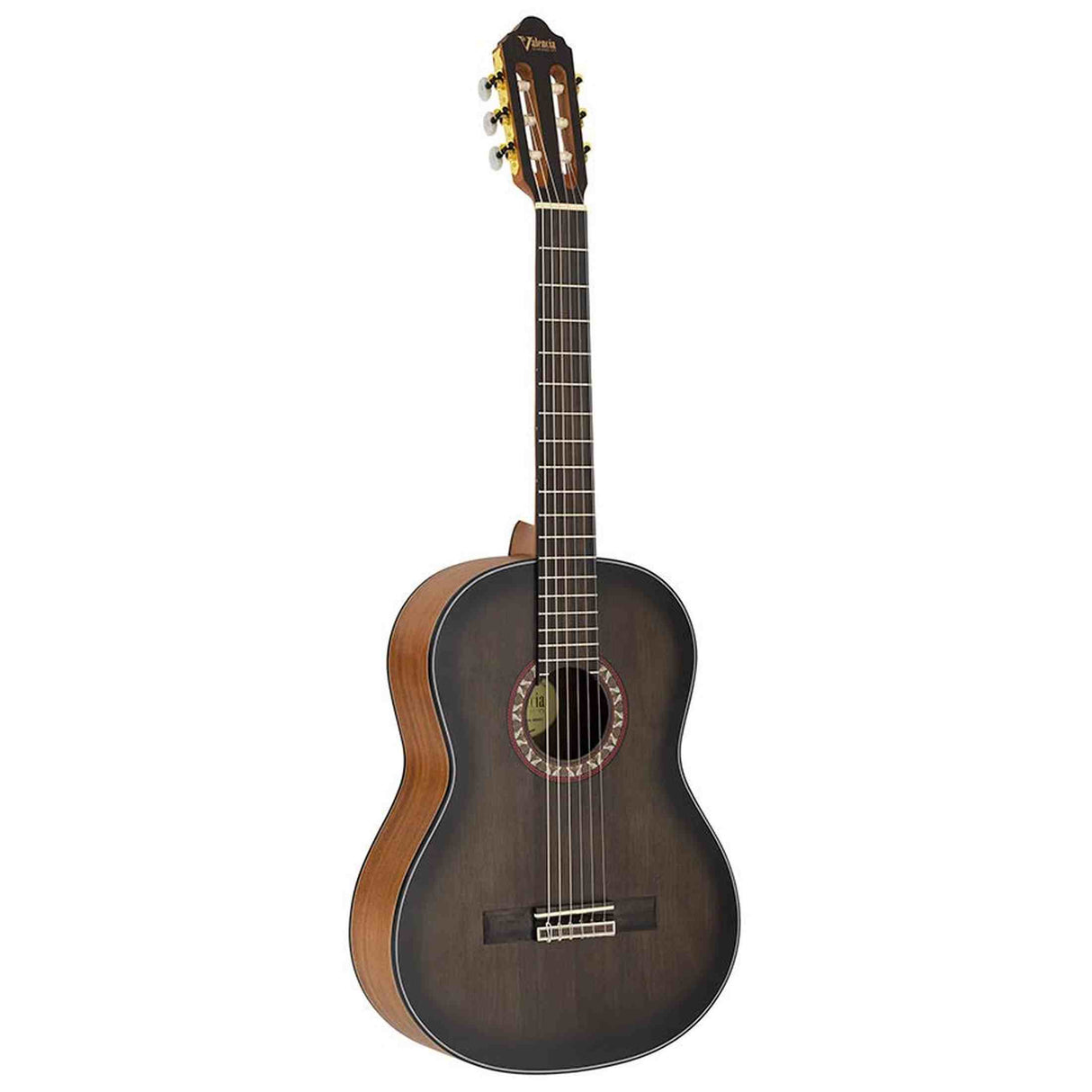 Valencia VC404HSB klassieke gitaar – Sitka Spruce top, mahonie body, inclusief stemapparaat, standaard en tas