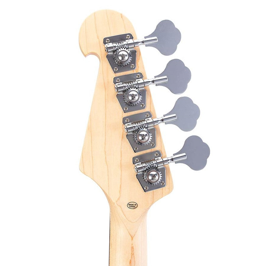 SX BD2/WT Standard Series P-Style Elektrische Basgitaar Wit