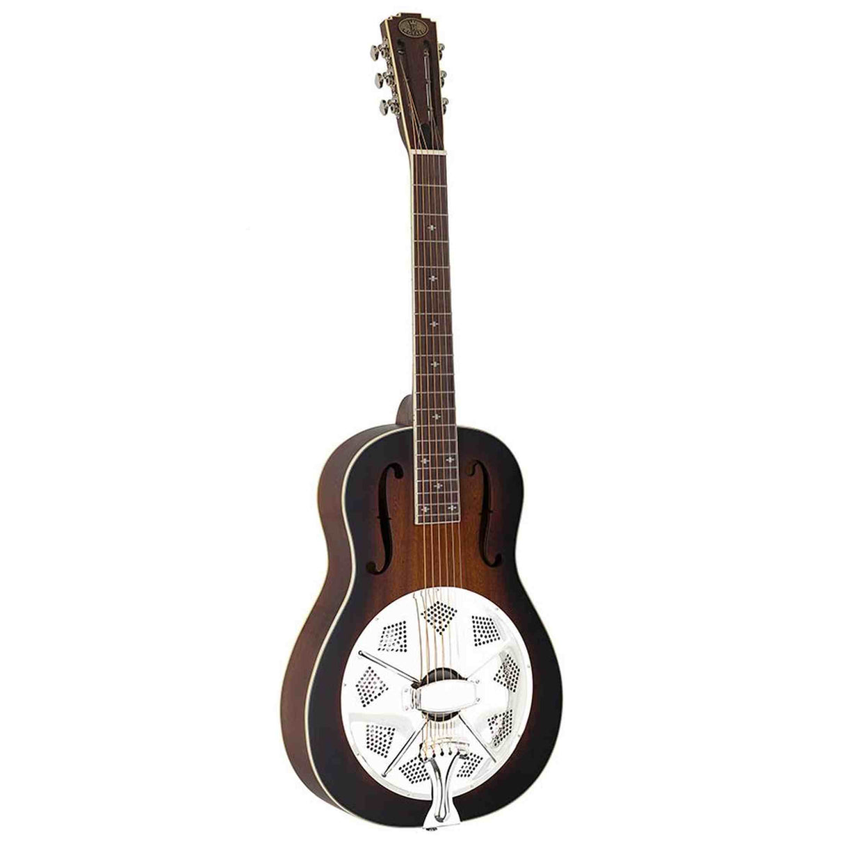Royall HB12/SB Hobo Resonator 12-Fret – Mahonie, Sunburst, Biscuit Cone, Softcase