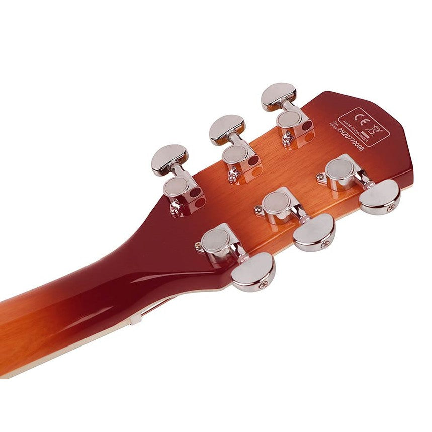 Sire Guitars H7/CS electrische archtop gitaar, esdoorn, cherry sunburst