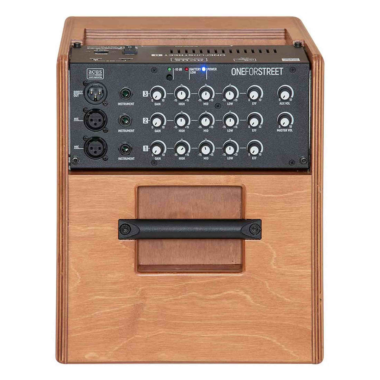 Acus OFS-8 versterker voor akoestische instrumenten 90W 3 kanalen naturel