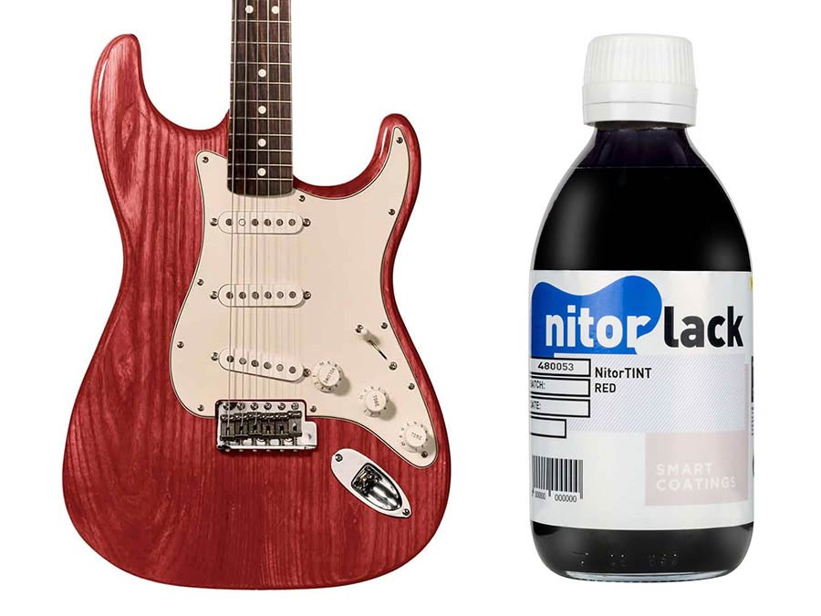 NitorLACK N480053112 NitorTINT Kleurstof Rood/Kersen – 250ml Fles