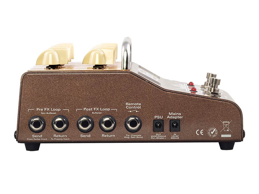 Koch 63'OD Preamp Pedaal – 2-Kanaals Buizenvoorversterker met Boost, FX Loop en DI