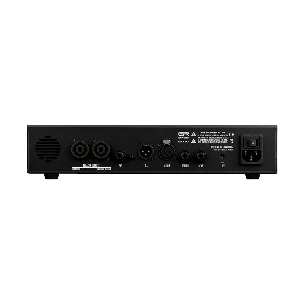 GR Bass GROOVE800 Basversterker Top – 800W, Buispreamp, Class D, DI & FX Loop