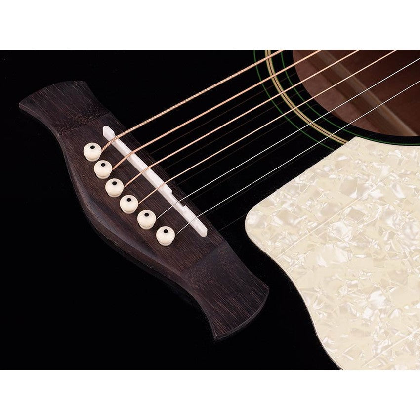 Richwood HSJ-55-BK Heritage Series jumbo akoestische westerngitaar zwart