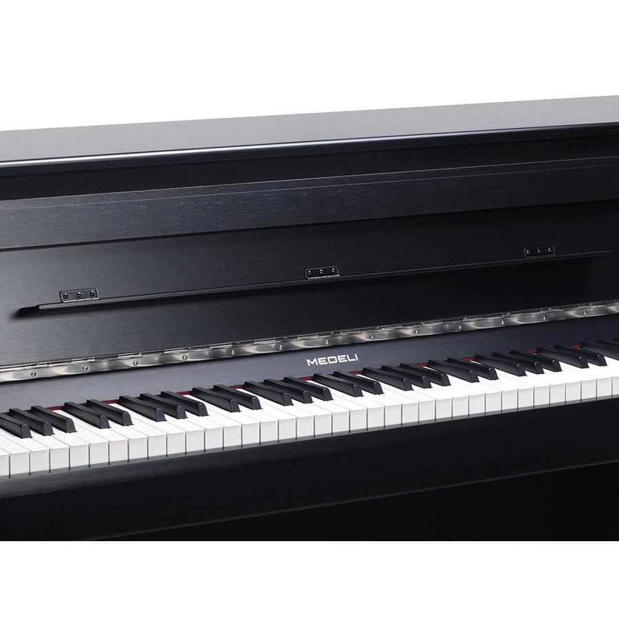Medeli UP605/BK Digitale upright piano satijn zwart