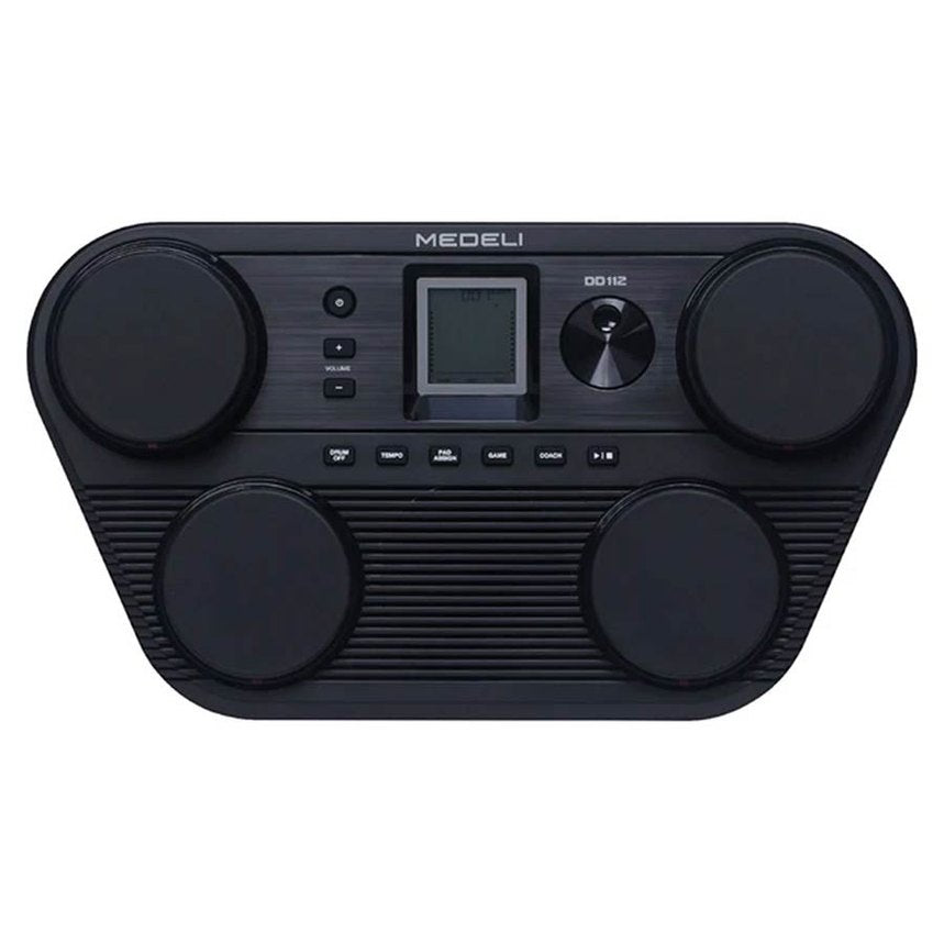 Medeli DD112 BK drumcomputer met 4 drum pads
