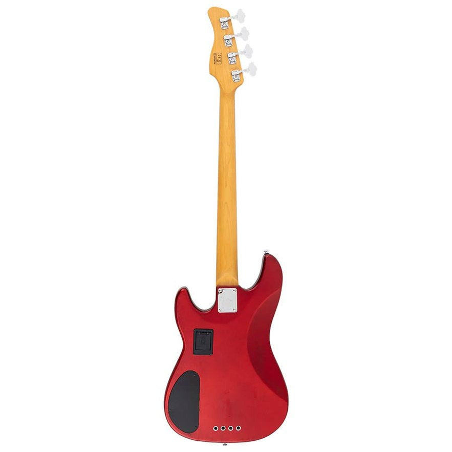 Sire P6 4/CAR Marcus Miller 4-snarige actieve basgitaar Candy Apple Red