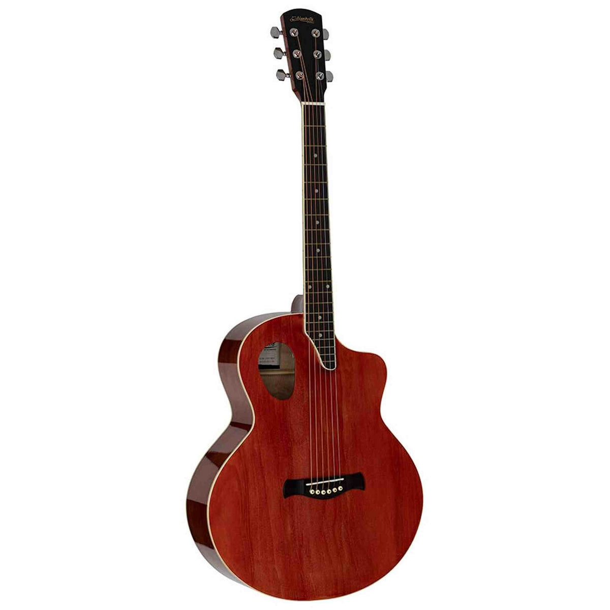 Nashville GOF-110-TRD Offset Soundhole Akoestische Gitaar Transparent Rode