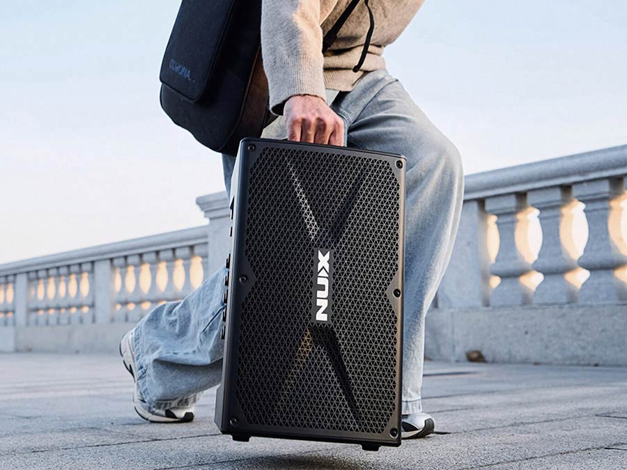 NUX NBA-200FR Busking 200FR Set van 2 - 276W PA set met accu