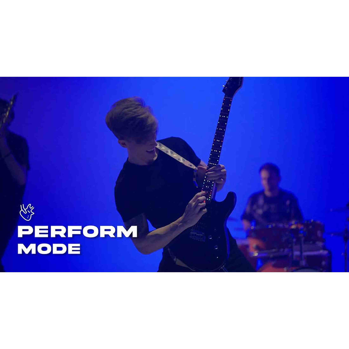 Litejam RGB24/WH Smart Learning Elektrische Gitaar Set White 24 frets HSH RGB LED