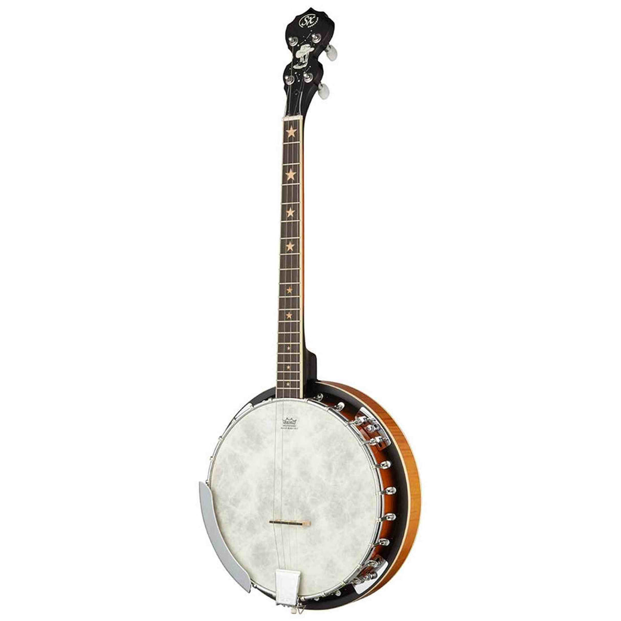 SX BJ554PVS 550 Series Tenor Banjo - 4-snarig, Vintage Sunburst