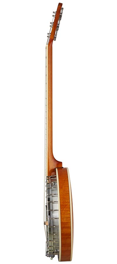 SX BJ566 6-Snarige Gitaarbanjo 11 Inch Aluminium Rim met Remo Fiberskyn Vel en Gigbag