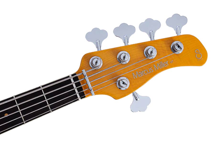 Sire V7VN A5/TS Marcus Miller 5-snarige Actieve Vintage Basgitaar Tobacco Sunburst met Elzen Body en Heritage-3 Preamp