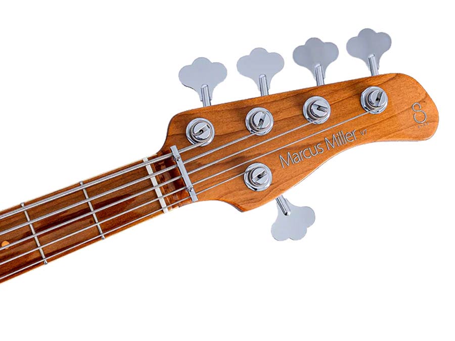 Sire V7VN A5/TP Marcus Miller 5-snarige Actieve Vintage Basgitaar Tide Pool met Elzen Body en Heritage-3 Preamp