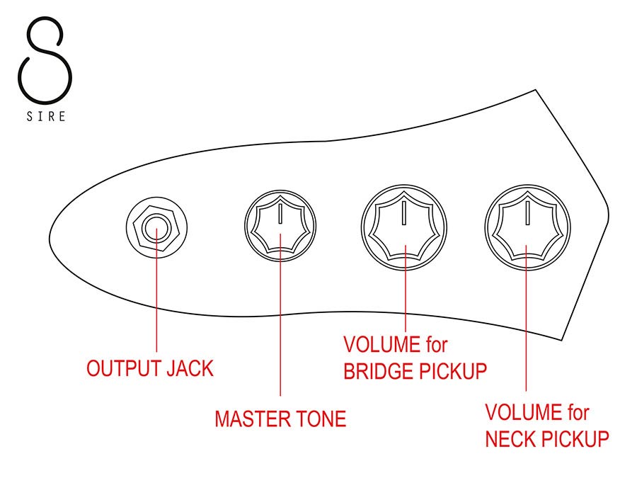 Sire Marcus Miller V1 4/TS V Series 4-snarige Basgitaar Set Tobacco Sunburst met 40W Versterker