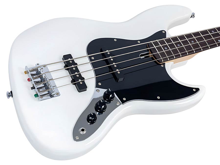 Sire V1 4/AWH Marcus Miller 4-snarige Passieve Jazz Bas Antique White met Palissander Toets