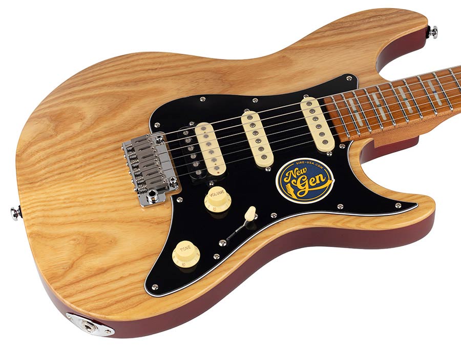Sire S7S HSS/NT Larry Carlton S-Style Elektrische Gitaar Natural met Swamp Ash Top en Locking Tuners