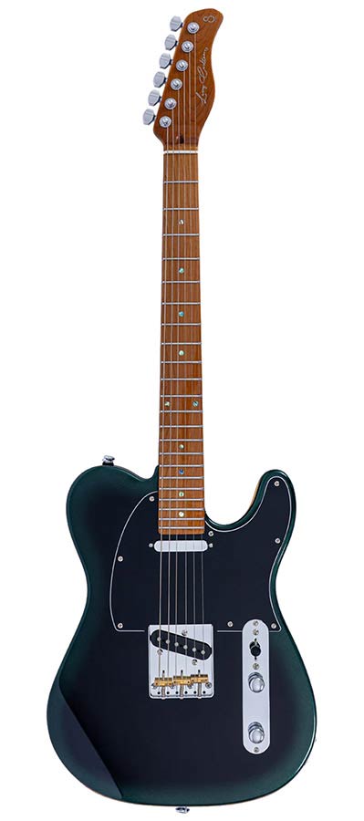 Sire T7N/DF Larry Carlton T-Style Elektrische Gitaar Dark Forest met Locking Tuners en RVS Frets