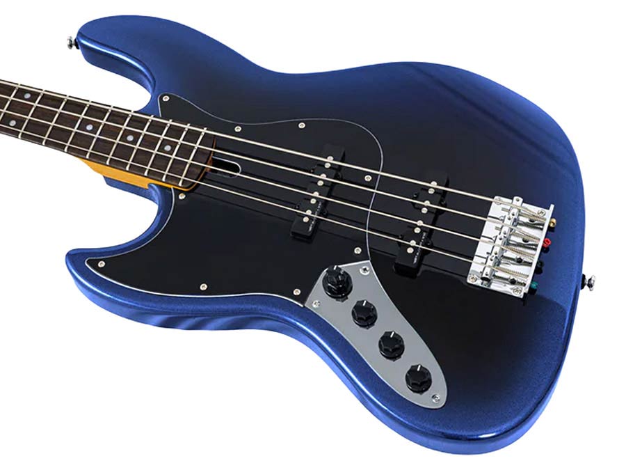 Sire V3N 4L/MBB Marcus Miller Linkshandige 4-snarige Actieve Jazz Bas Midnight Blueburst met 2-Bands Preamp