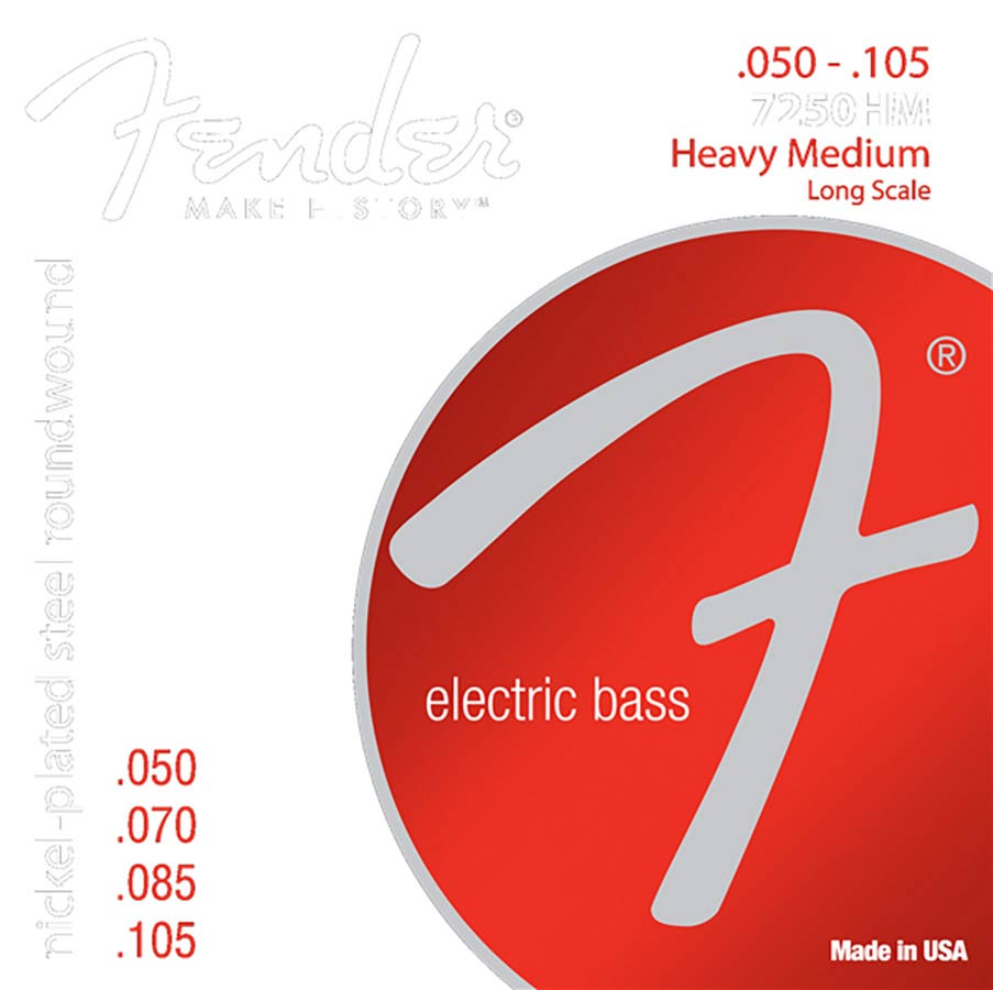 Fender 7250HM UltraCore Bassnaren Nickel Plated Steel Long Scale Medium 050-105