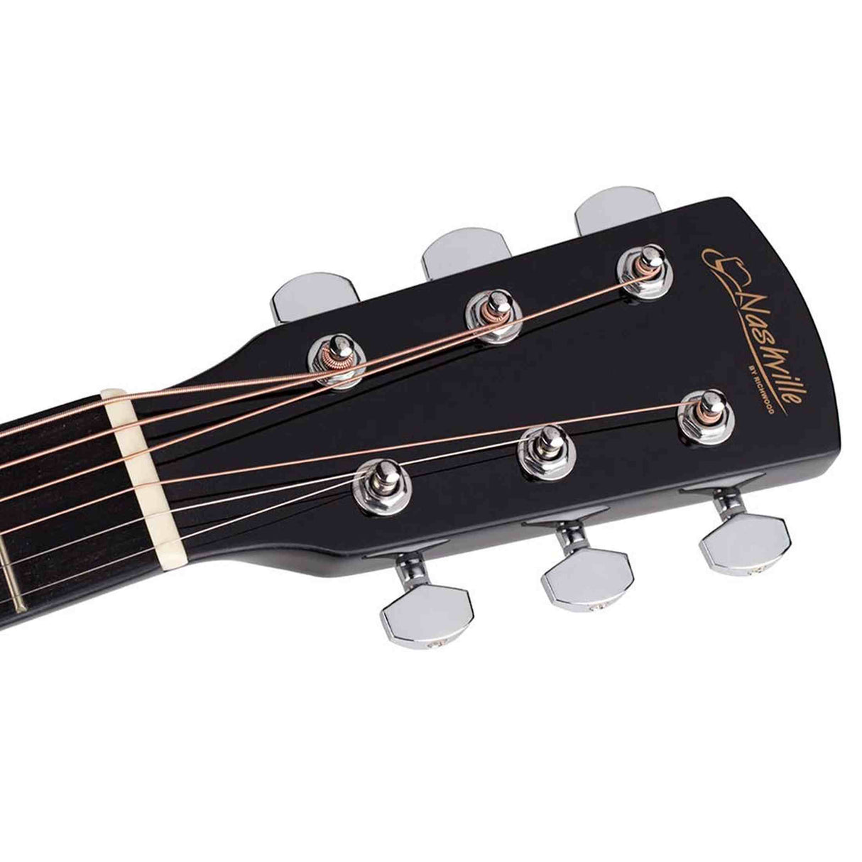 Nashville GSD-60-EBK Dreadnought Elektro Akoestische Gitaar Zwart