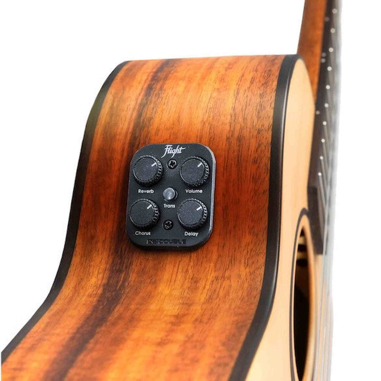 Flight Victoria Tenor Soundwave Ukulele met Solid Sitka Spruce Top, Acacia Body en Soundwave Pickup Systeem