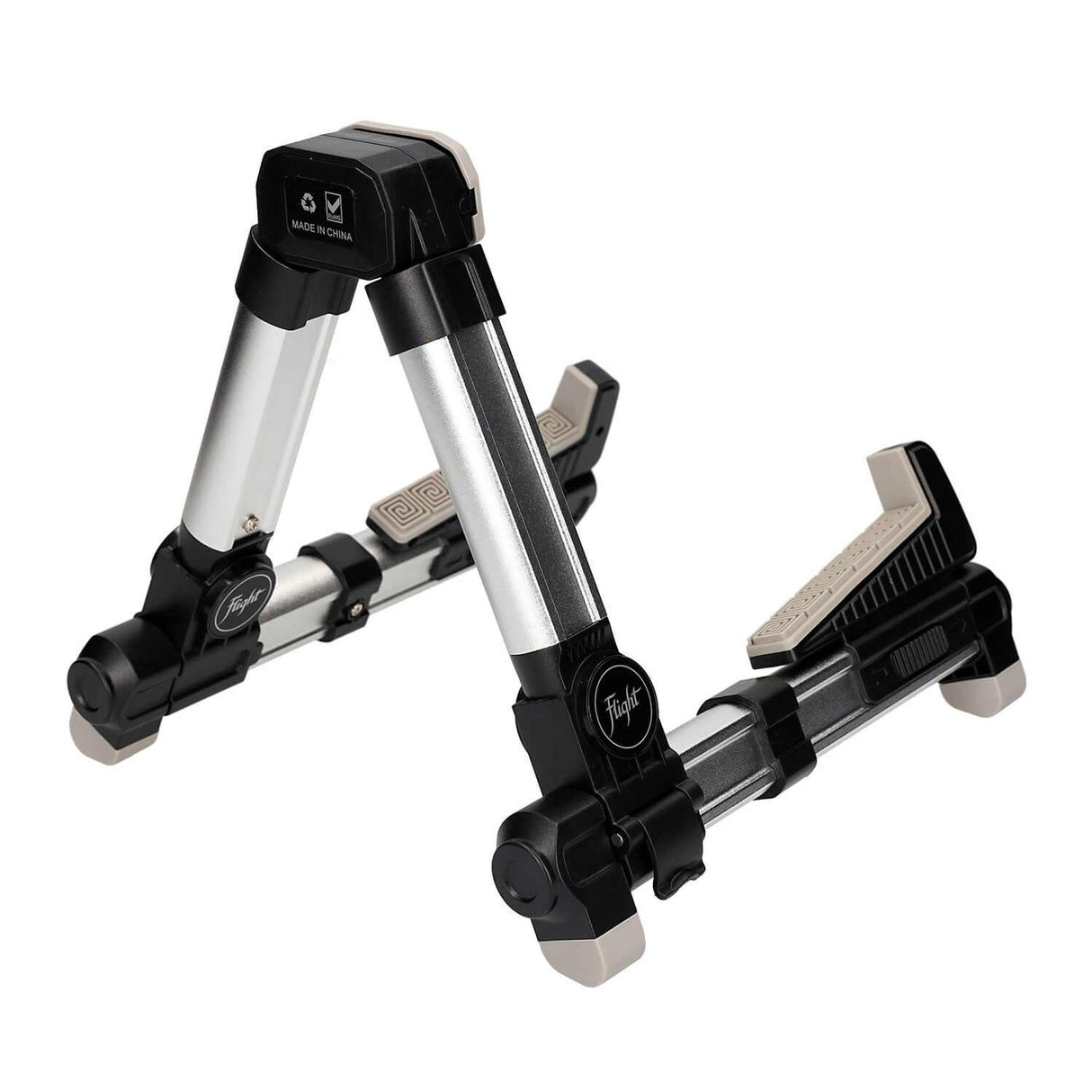 Flight FLUST01-SL Aluminium Ukulele Standaard Opvouwbaar met Rubber Bescherming
