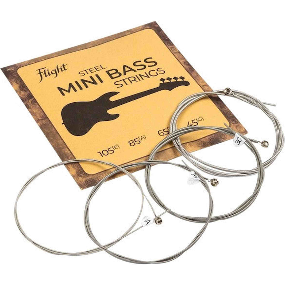 Flight FMBS-200 Stalen Mini Bass Snaren 045–105 voor Flight Mini Bass