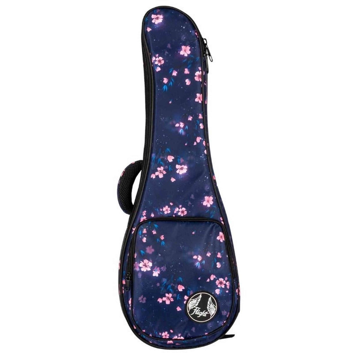 Flight FUB-S-SAKURA Gevoerde Gigbag voor Soprano Ukulele met Sakura Design en Accessoirevak