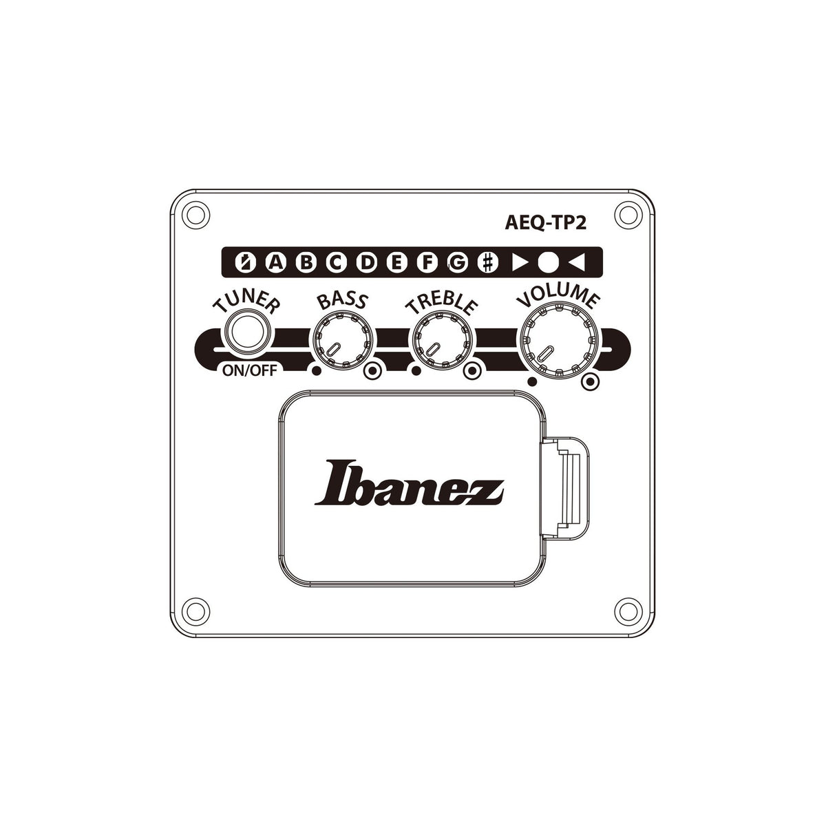 Ibanez AE170 TBK elektrisch akoestische westerngitaar Transparent Black