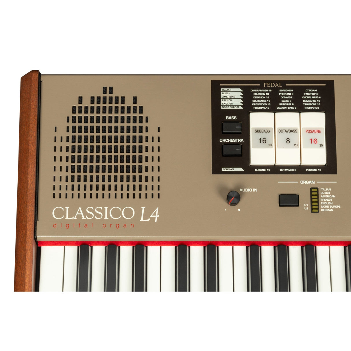 Dexibell Classico L4 Digitaal Orgel met 76 Toetsen, 3.2 GB Wave Memory en 126 Orgelvoices