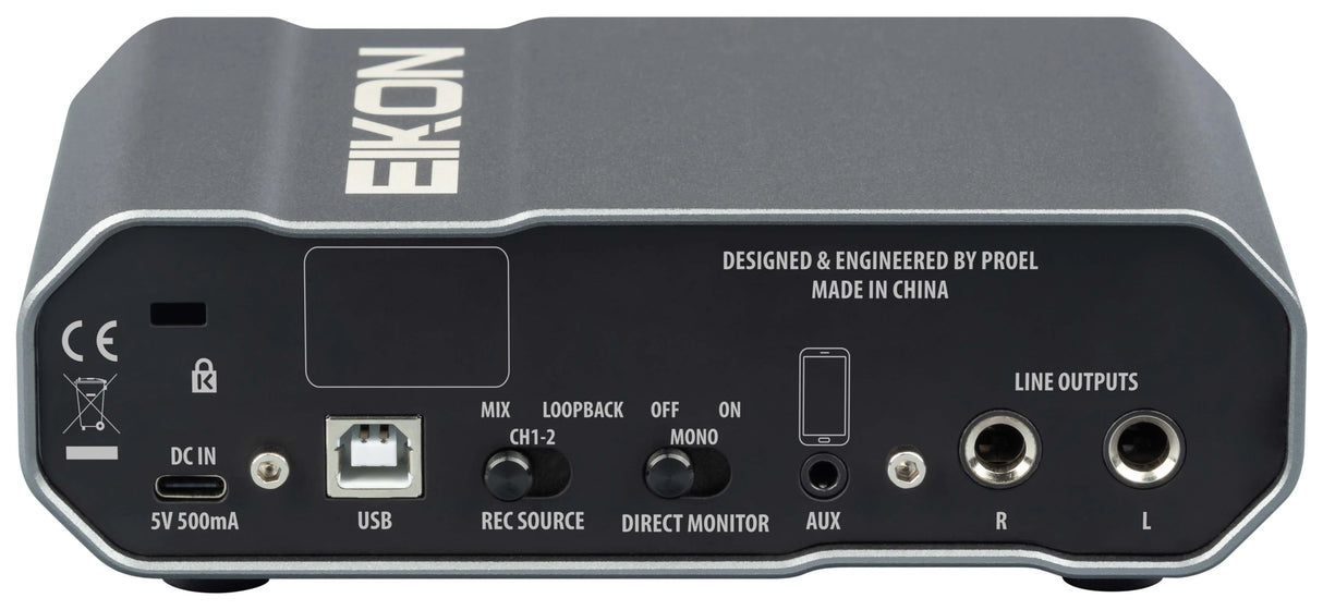 Eikon SBi-POD USB Audio Interface 2-in/2-out 24-bit/192 kHz