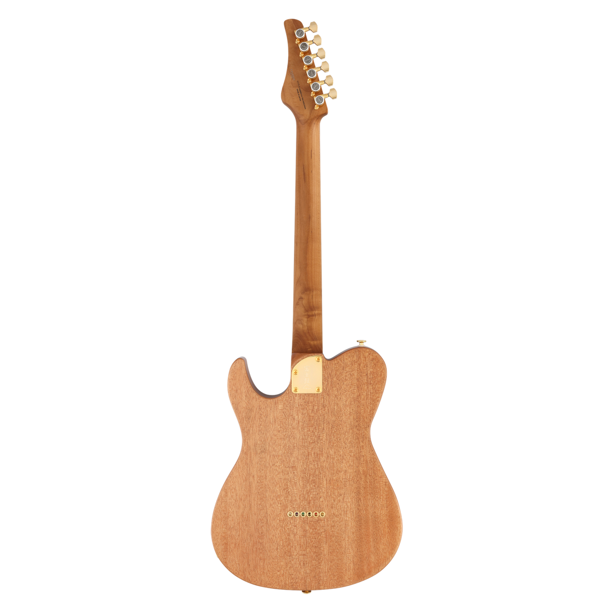 FGN Expert Iliad elektrische gitaar Natural Flat, Madagascar Rosewood Top, 22 RVS frets, met koffer