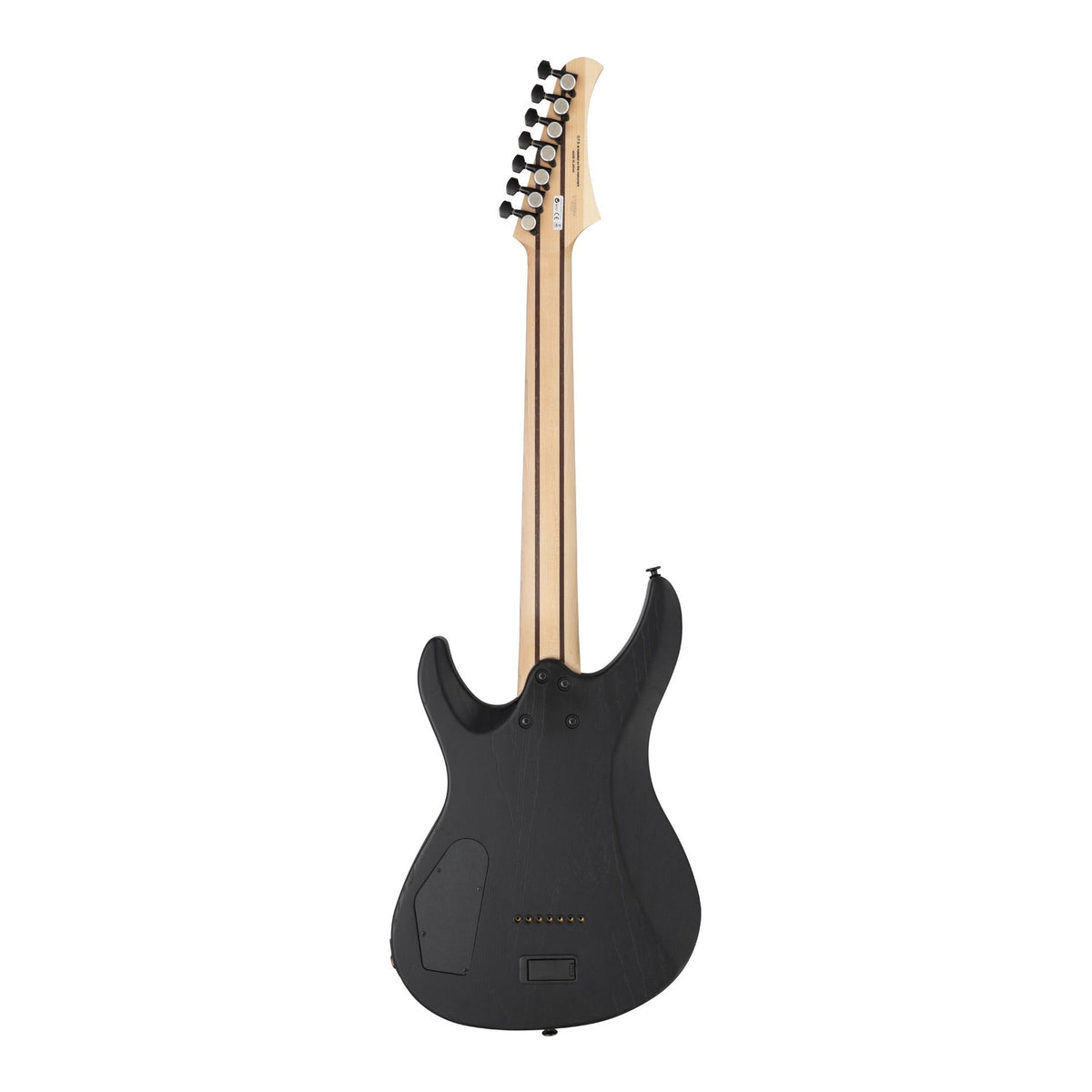 FGN J-Standard Mythic elektrische gitaar Open Pore Black 7-snarig Fishman Fluence