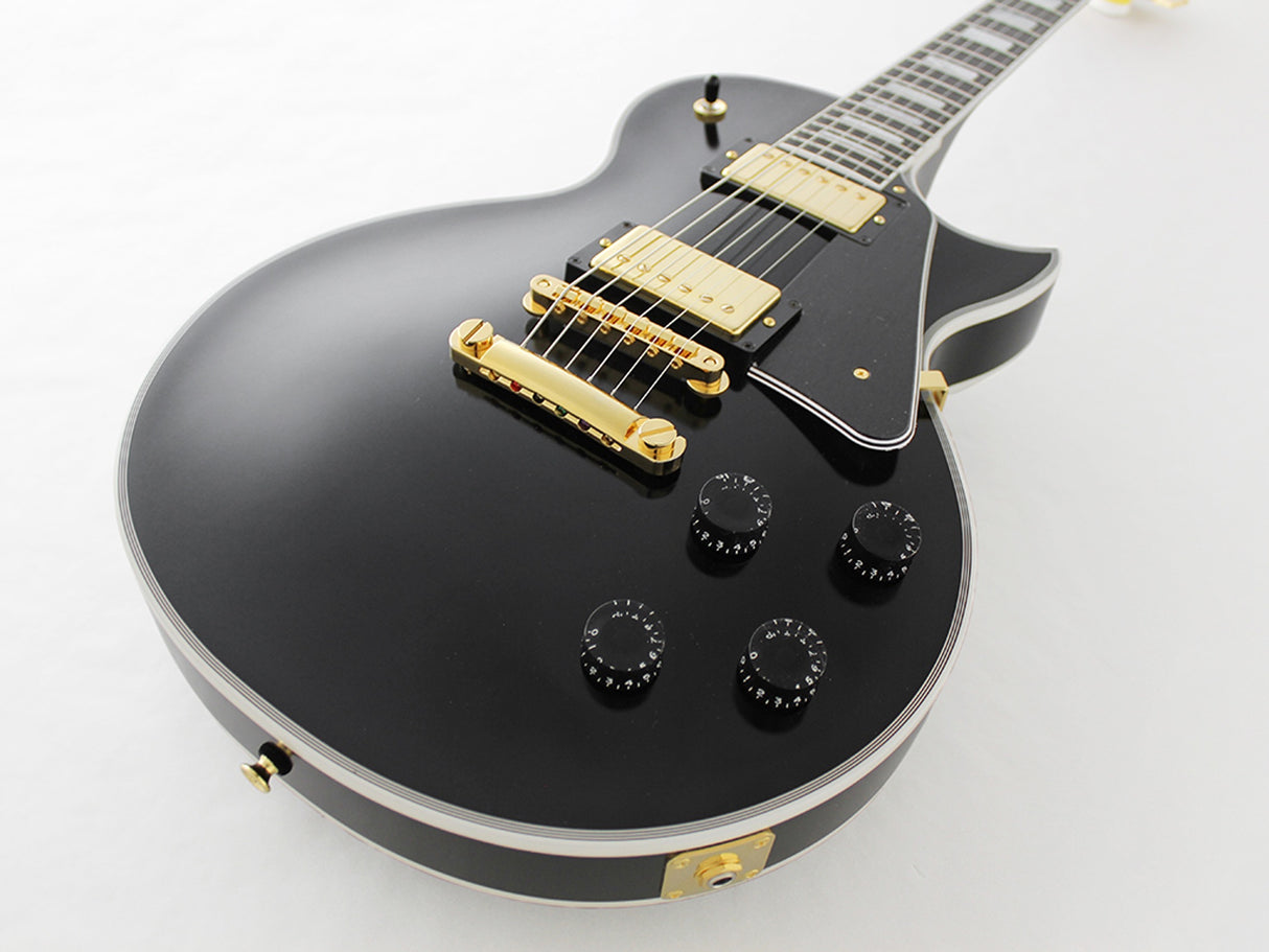 FGN Neo Classic LC20 elektrische gitaar Black High Gloss, Seymour Duncan SH 1 en SH 4, met gigbag