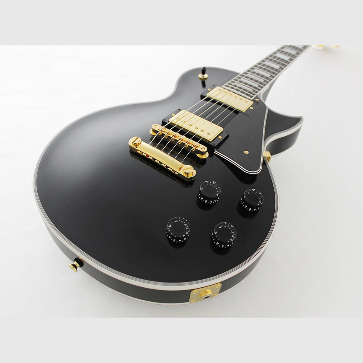 FGN Neo Classic LC20 elektrische gitaar Black High Gloss, Seymour Duncan SH 1 en SH 4, met gigbag
