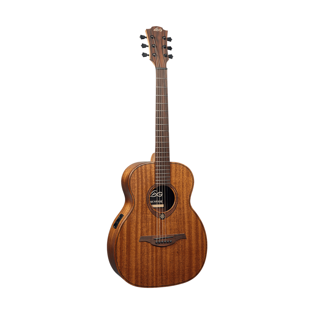 LÂG SCAPADE-KAE Travel Elektro-Akoestische Gitaar - Massief Khaya