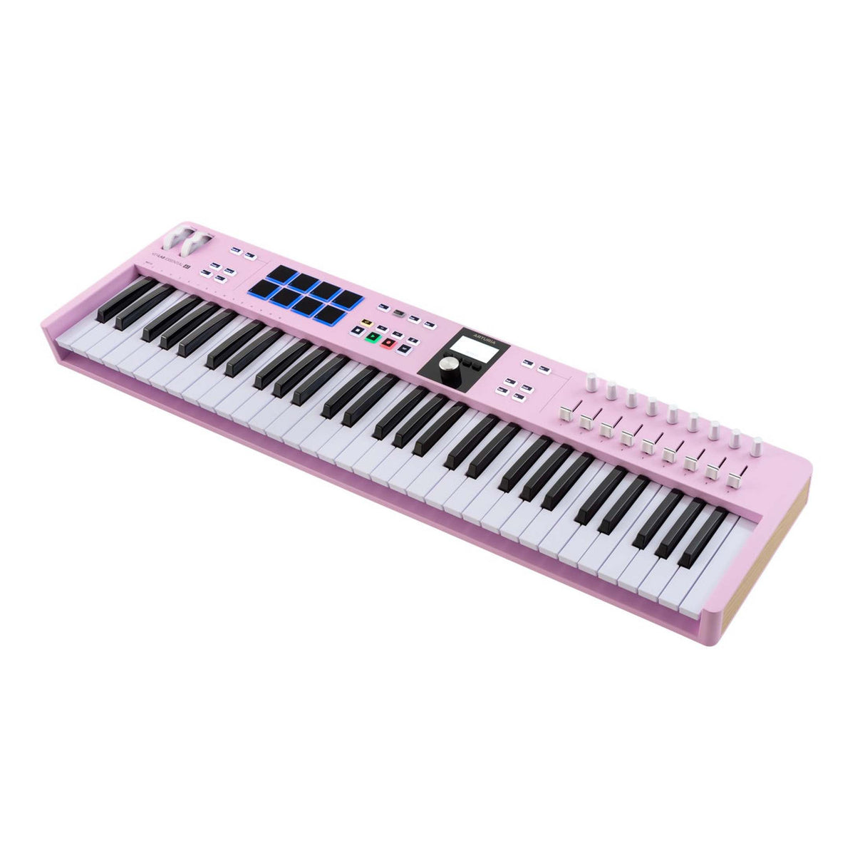 Arturia KeyLab Essential mk3 61 Rose Quartz MIDI controller met 61 toetsen, pads en DAW-integratie