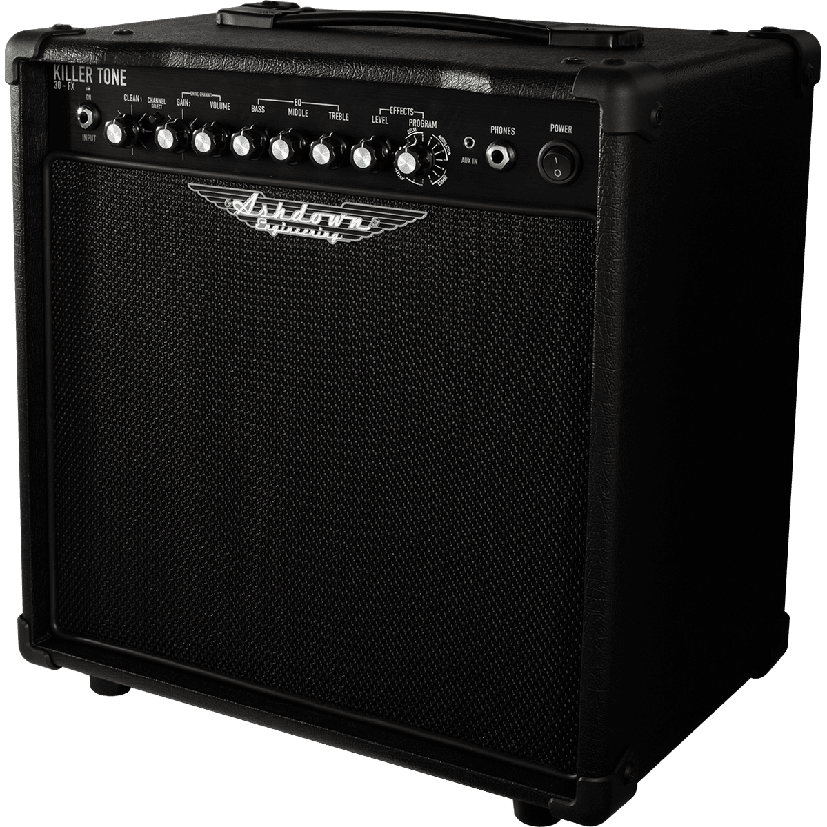 Ashdown KT-30FX Gitaar Combo Versterker 30W met 16 Effecten en 10" Speaker – Zwart