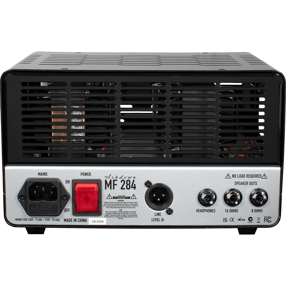 Ashdown MF-284-H Buisversterker Top 15W met XLR DI en 3-Bands EQ