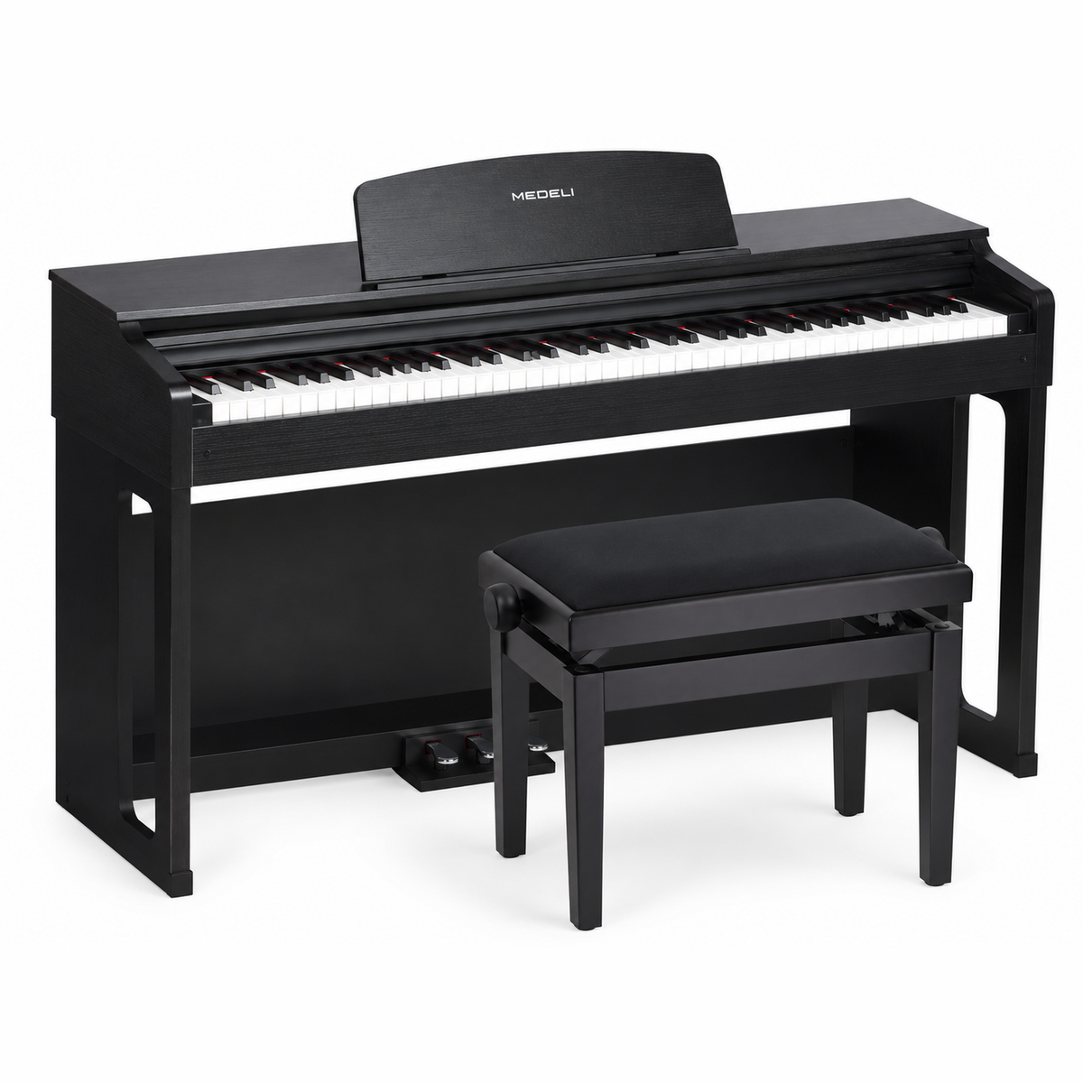 Medeli UP203/BK Andromeda Series Digitale Piano met Kruk