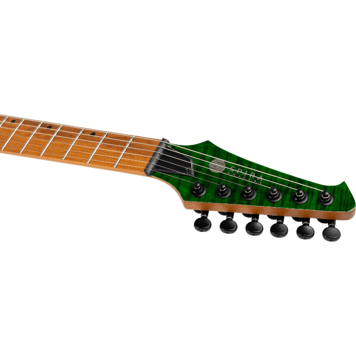 Spira Guitars S-450 TGR Transparent Green elektrische gitaar